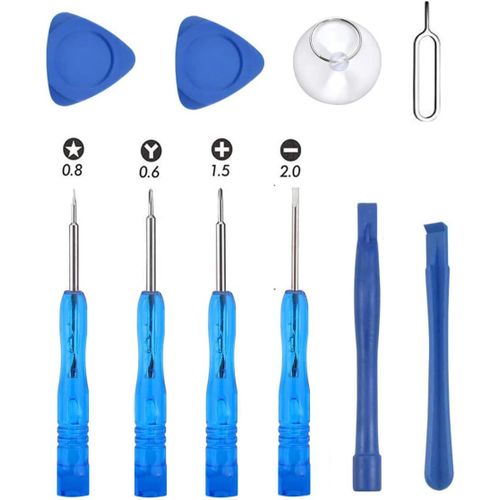 Ytseazn-Abmro Kit De Rparation Avec 10 Outils D'ouverture P2 Pentalobe+Cross+Fente+Tournevis Tri-Point Y000 Compatible Avec Iphone 11 Pro X Xs Xr 8 Plus 7 6s 6 Se 5s Apple Watch