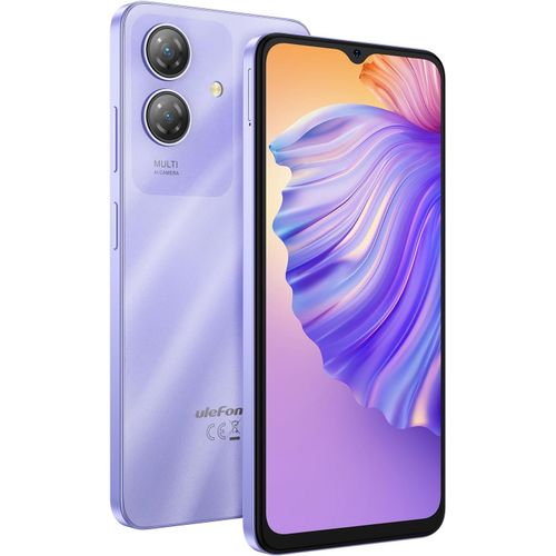 Ytseazn-Android 14 Smartphone Note 21,6,56'' Hd+ Grand Ecran,8 Go Ram+128 Go Rom,13mp+8mp Camra,Dual Sim Tlphone Portable Dbloqu,Batterie 5000mah,Empreinte Digitale,Gps,Violet