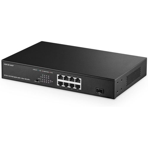 ytseazn-Binardat 8 Port 2.5G Poe Switch With 10G Sfp+ Port,8X2.5 Gigabit Rj-45 Base-T Ports,Ieee802.3Af/At,150W Power Supply,Unmanaged Multi-Gigabit Desktop Ethernet Switch