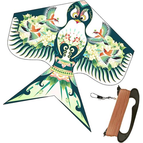 Ytseazn-Cerf Volant Enfant,Cerf Volant Pieuvre,4m X 71 Cm,Livr Avec Une Ligne De 100m