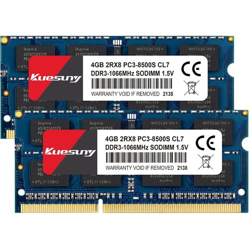 ytseazn-Compatible With Apple 8Gb Kit (2X4Gb) Ddr3 Pc3-8500 1066Mhz Memory Upgrade For Imac 20 Inch /21.5 Inch/24 Inch /27 Inch,Macbook Pro 13 Inch/ 15 Inch/ 17 Inch,Mac Mini 2009 2010