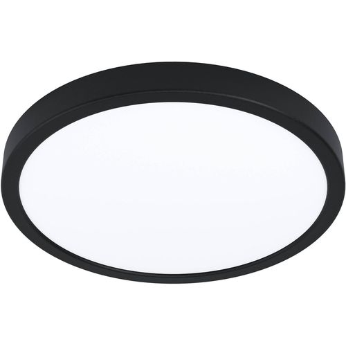 Ytseazn-Connect.Z Plafonnier Led Connect Fueva-Z, 28,5 Cm,Lampe De Plafond Zigbee Pour Salle De Bains,Contrlable Par Appli Et Commande Vocale,Blanc Chaud-Froid,Dimmable,Noir,Ip44