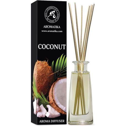 Ytseazn-Diffuseur D'armes De Noix De Coco 100ml-Diffuseur De Roseaux-Parfum Ambiance-Dsodorisant-Diffuseur Parfum Noix De Coco-Cadeau De Nol