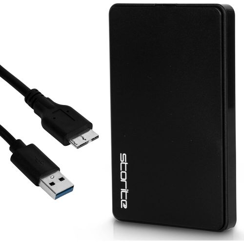 ytseazn-Disque Dur Externe 1To Hdd Usb3.0 Ultra Rapide Et Fin Pour La Sauvegarde Des DonnesDisque Dur Portable Compatible Pour Mac,Ordinateur Portable,Pc,Ps4,Console De Jeu(Noir)