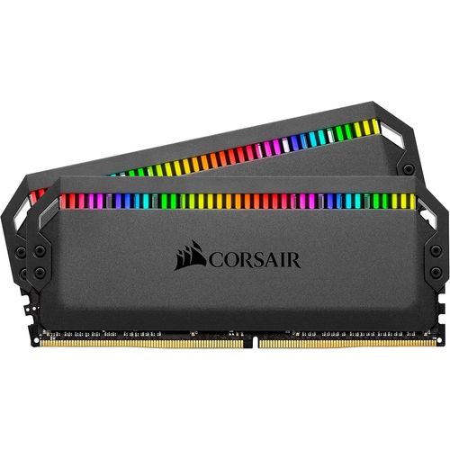 ytseazn-Dominator Platinum Rgb 32Gb (2X16Gb) Ddr4 3600 (Pc4-28800) C18 1.35V Amd Optimized Memory-Noir