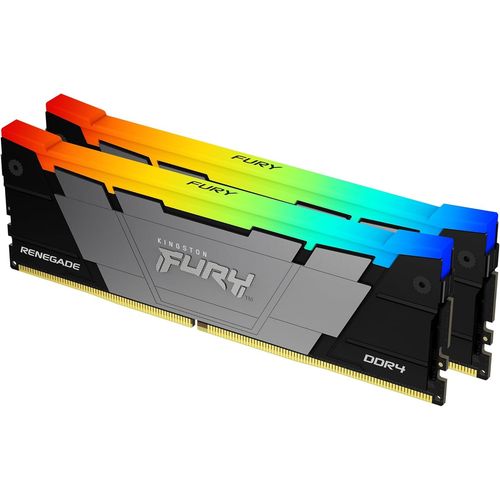 ytseazn-Fury Renegade Rgb 16Go 3200Mt/S Ddr4 Cl16 Dimm (Kit De 2) Mmoire Pour Pc De Game-Kf432C16Rb2Ak2/16