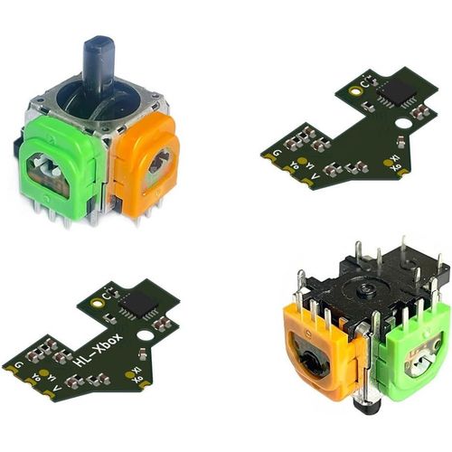 Ytseazn-Joystick  Hall De Remplacement Pour Xbox One Et Series S|Xmanette,2x Stick De Contrle  Effet Hall + 2x Pcb D'talonnage + Outils De Rparation De Dessoudage  Hl-Xbox