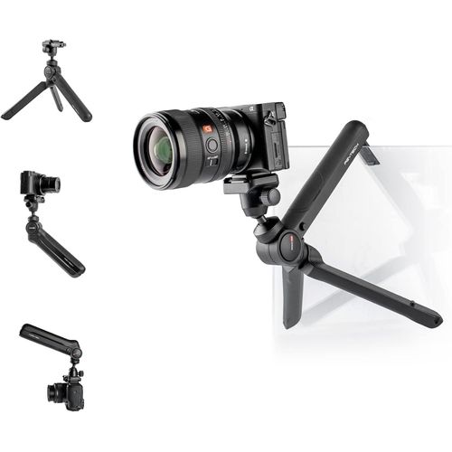 Ytseazn-Mantispod 2.0 Mini Camra Trpied,Vlog Trpied Flexible,Trpied De Voyage Lger Et Petit Pour Sony Alpha 7 Iii/Alpha 7 Iv/Alpha 6400/Canon Eos M50 Mark Ii(Noir)