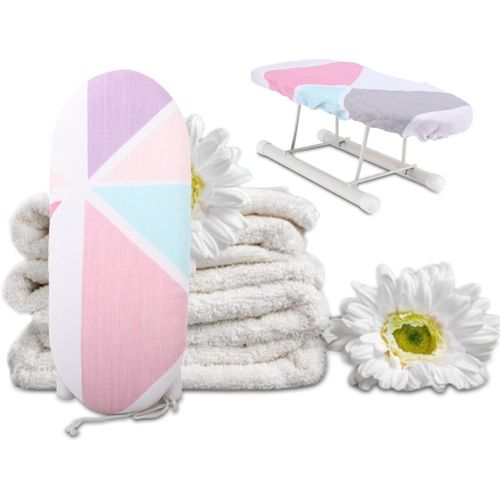 ytseazn-Mini Planche  Repasser Portable Lgre,Table Repassage Voyage,Planche  Repasser De Table,Petite Planche  Repasser De Comptoir De 10,2 Pouces Avec Pieds Pliants,Rglable En Hauteur