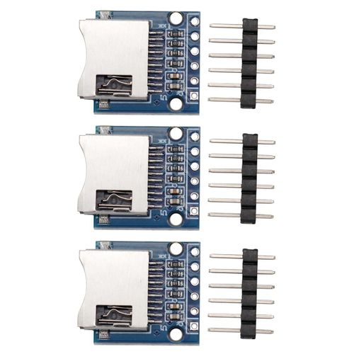 ytseazn-Module De Carte Mini Sd Module De Protection De Mmoire Interface Spi Carte D'Extension De Mmoire Micro Sd Module De Lecteur De Carte Micro Sd Tf Adaptateur De Carte(3 Pices)