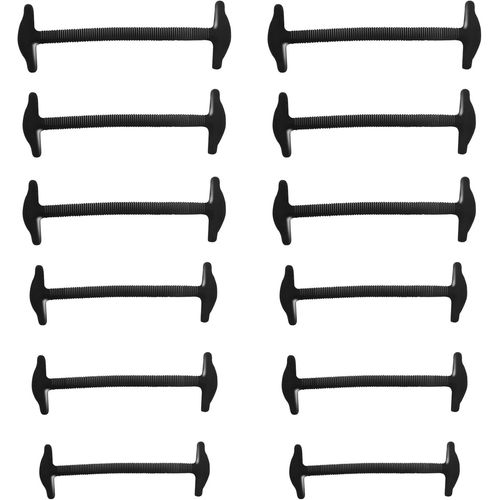 Ytseazn-No Tie Lacets,Silicone Ronds No Tie Lacets lastique Pour Chaussures En Cuir