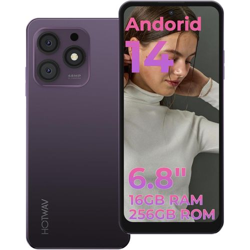 ytseazn-Note 13 Max Telephone Portable,16 Go+256 Go/Tf 1To Android 14 Smartphone,cran 6.8
