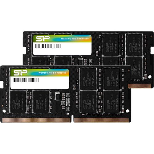 ytseazn-Silicon Power Mmoire 32 Go (2 X 16 Go) Ddr4 2666 Mhz 260 Broches Cl19 1,2 V Sodimm Pour Ordinateur Portable-Compatible Avec Intel Skylake-X Platforms/Kaby Lake-X Cpu Series
