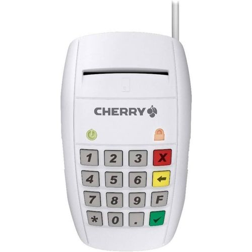 ytseazn-Smart Terminal St-2100,Lecteur De Cartes  Puce Pour Cartes D'Assurance Maladie lectroniques,Signatures,Banque En Ligne,Usb,Utilisation D'Une Main,16 Touches,Blanc