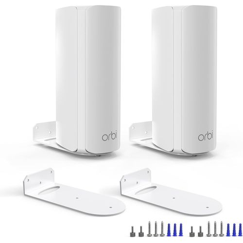 ytseazn-Support Mural Pour Systme Rseau Netgear Orbi Wifi 7,Compatible Avec Les Sries Orbi 770/870/970(Rbe770,Rbe772,Rbe773)(Rbe870,Rbe872,Rbe873)(Rbe971S,Rbe972S,Rbe973S)(2 Pices)