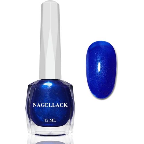 Ytseazn-Vernis  Ongles Nacr-12ml-Bleu-Schage Rapide-Paillettes Scintillantes-Base  L'huile-Respirant-Longue Dure-Sans Lampe Uv-Pour Femme-Diy-Bleu Perle