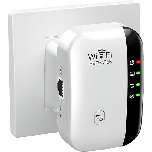 ytseazn-Wifi Rpteur Wifi Booster 2,4 Ghz 300Mbps Extenseur Sans Fil Amplificateur De Signal Du Rseau Avoir Ap/Rp Et Wps Fonction,Compatible Avec Toutes Les Box Internet