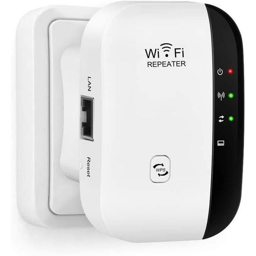 ytseazn-Wifi Rpteur Wifi Booster 300Mbps 2,4 Ghz Extenseur Sans Fil Amplificateur De Signal Du Rseau Avoir Ap/Rp Et Wps Fonction,Compatible Avec Toutes Les Box Internet