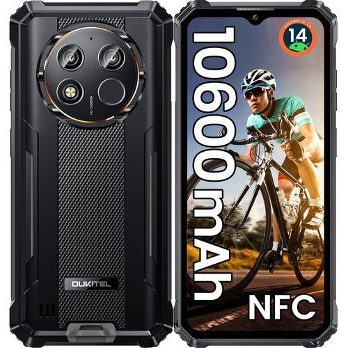 ytseazn-Wp28E Tlphone Portable Incassable Android 14,10600Mah Smartphone Incassable,16Go Ram+64Go Rom/1To,cran 6.52