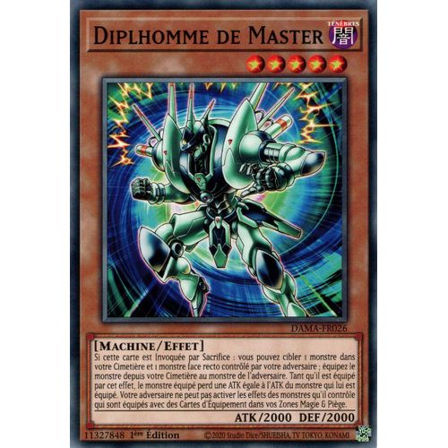 Yu Gi Oh Dama Fr026 Diplhomme De Master