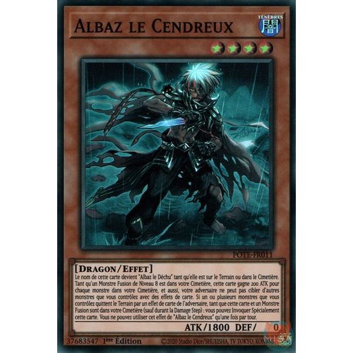 Yu Gi Oh Pote Fr011 Albaz Le Cendreux Super Rare