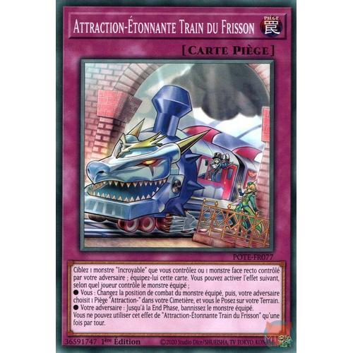 Yu Gi Oh Pote Fr077 Attraction tonnante Train Du Frisson