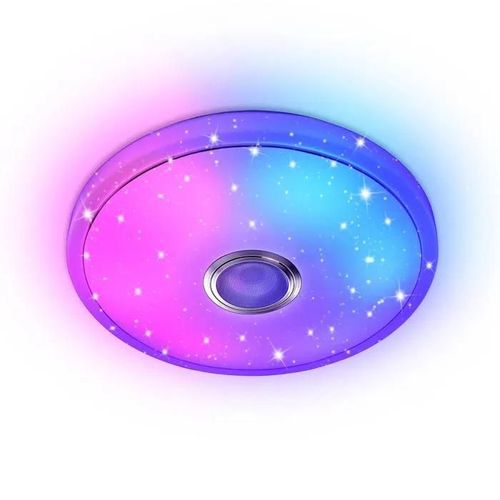 Yuenfong Plafonnier Led 36w  Intensit Variable Avec Bluetooth Luminaire Plafonnier Intelligent Rgb Plafonnier  Couleur Changeante