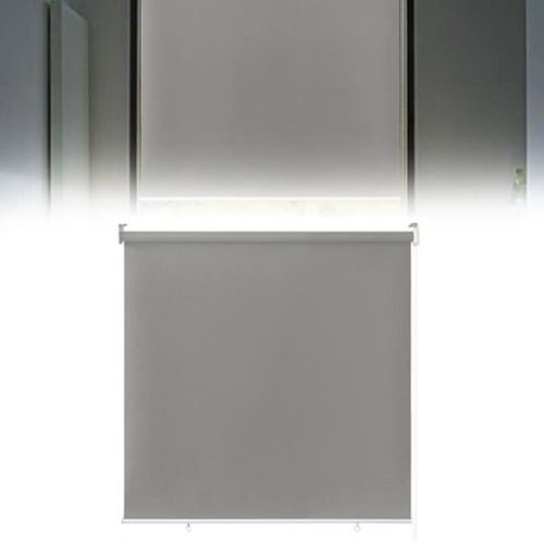 Yuenfong Store Exterieur - Store Droulant Vertical Pare-Vue Pour Balcon Protection Solaire Protection Uv 140 X 140 Cm, Gris