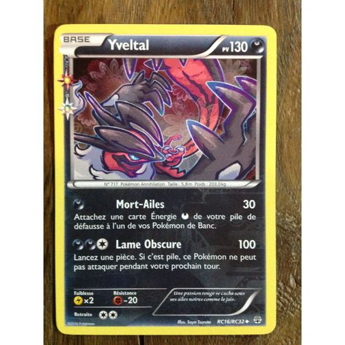 Yveltal Holo Rc16/Rc32 Srie Gnrations 