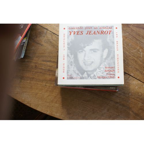 Yves Jeanrot Bernard Amalfi Orchestre G Cros Concerto Pou R Un Sourire Redis-Moi L'histoire Les Beaux Dimanches Editions Scolavia 45t My 01 - 