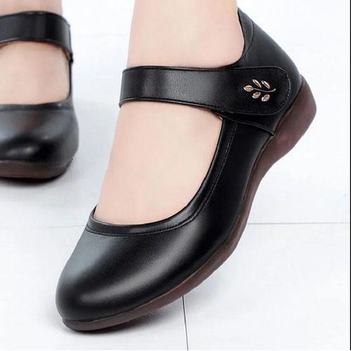 Zapatos De Mujer-Chaussures En Cuir Verni Noir Pour Femmes,Confortables Et Mignonnes, Talon Rouge Vin,E818 - 39