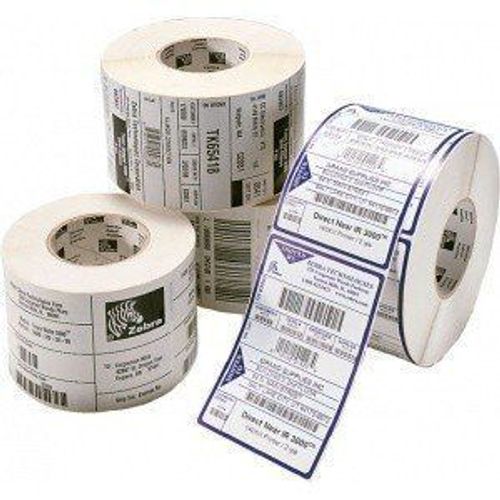 Zebra Z-Select 2000t - Papier - Lisse - Adhsif Permanent En Acrylique - Enduit - Perfor - 76.2 X 101.6 Mm 2070 tiquette(S) (9 Rouleau(X) X 230 tiquettes - Pour Zebra P4t