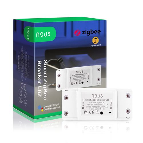 Zigbee Interrupteur Sans Fil L6z,Interrupteur Connect Module Avec Minuterie,Domotique Maison,Compatible Avec Alexa,Google,Home Assistant,Tuya,Smart Life,(Hub 3.0 Requis)