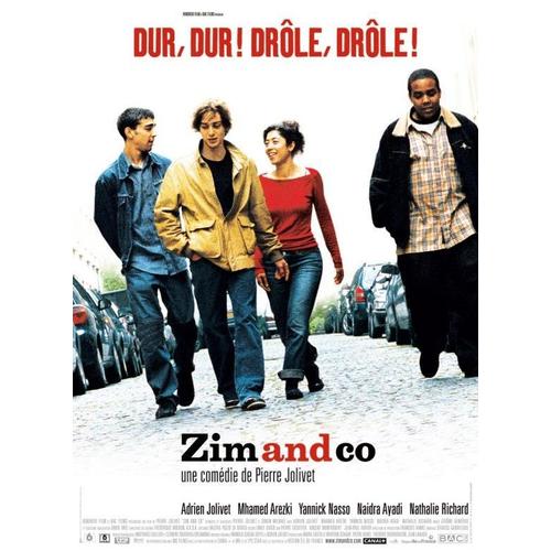 Zim And Co - Vritable Affiche De Cinma - Format 40x60 Cm - De Pierre Jolivet. Avec Adrien Jolivet, Mhamed Arezki, Yannick Nasso - 2005