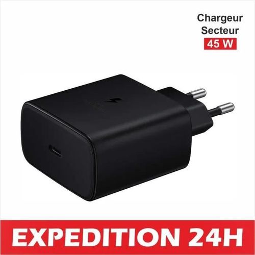 Zisonix Chargeur 45w Compatible Avec Samsung Galaxy S21, S22, S22+, S23+, S22 Ultra, S23 Ultra, Tab S7, Tab S8 Ultra, Z Fold4, Flip4