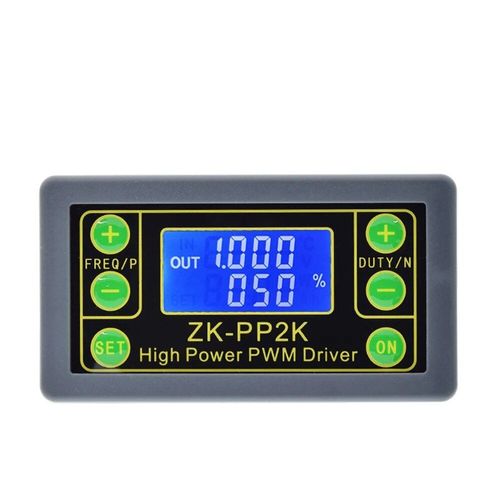 Zk-Pp2k Dc3.3-30v Pwm Gnrateur De Signal 8a Touristes Mode Moteur Pilote Tech Lcd Pwm Pulse Dead Duty Subsirglable Tech - Type Zk-Pp2k