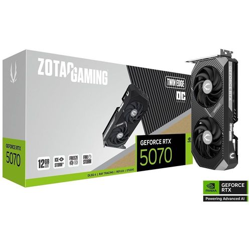 Zotac GeForce RTX 5070 Gaming Twin Edge OC, 12GB GDDR7, PCI-Express