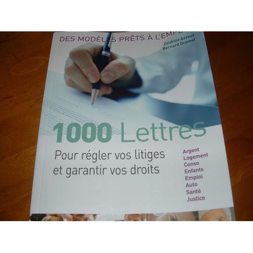 Lettres Pour R Gler Vos Litiges Et Garantir Vos Droits Des Mod Les Pr Ts L Emploi Rakuten