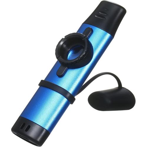 Zucca Instruments D'accompagnement Pour Flte Traversire Kazoo Professionnel En Mtal (Jewel Blue) Vendu En Une Seule Pice