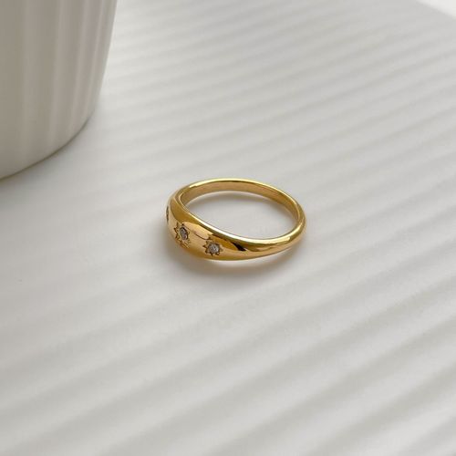 Zunderes-Bague Incruste De Lune toile Pour Femme, Acier Inoxydable Minimaliste, Document Dor Dlicat, Bijoux De Doigt Non Rglables, Nouveau, 2022