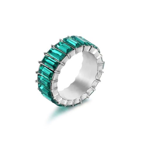 Zunderes-Bague Multicolore En Cristal Pour Femme,Bague De Luxe Lgre,Cadeau De Fte De Rh,Bijoux De Dclaration,Sortie D'usine,3a