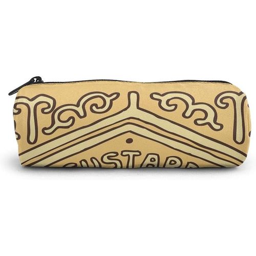 Zywl Fournitures De Bureau criture Trousses Hand Drawn Dressed Up Deer Cute Pen Pencil Case Leather 8 X 3.5 X 1.5 Inch Big Capacity Double Zippers Pencil Pouch Bag Pen Holder Box For School Office Gi