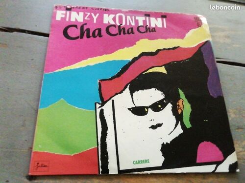 Maxi 45 Tours Finzy Kontini Cha Cha Cha Carrere 6168555 Disque Et Pochette En Bon État