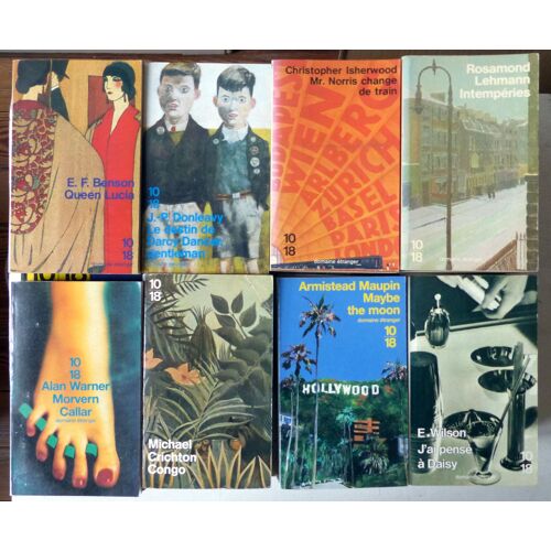 Lot De 48 Romans Et Recueils De Nouvelles D'auteurs Anglophones Parus Entre 1972 Et 2005 Dans La Collection 10/18 Domaine Étranger -N°663-664-1367-1372-1419-1429-1430-1452-1463-1469-1684-1504-1602-Etc