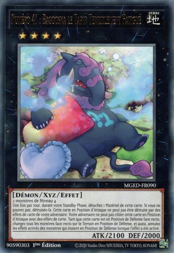 Yu Gi Oh Mged Fr090 Numéro 41 Bagooska Le Tapir Terriblement Fatigué Rare