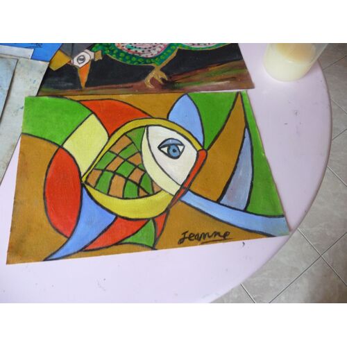 Tableaux A4 Sur Toile Souple Poisson
