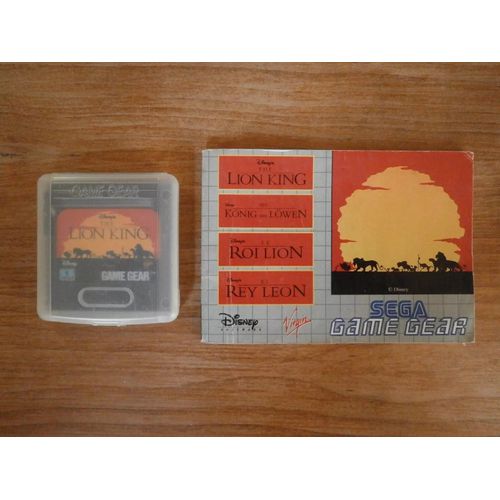 Jeu + Manuel - The Lion King / Le Roi Lion - Game Gear - Sega Eur