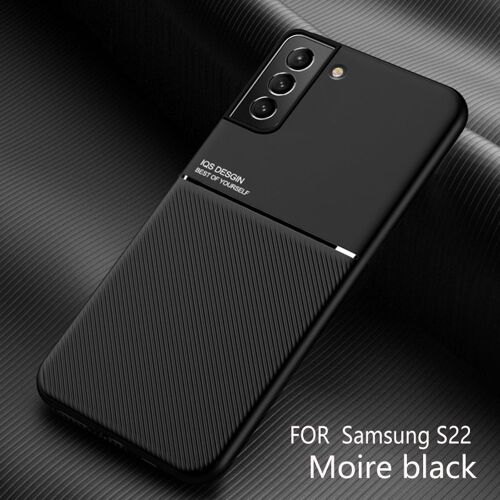 Coque pour Samsung Galaxy S22,Etui Samsung Galaxy S22 absorption des chocs et protection,tatouer magique,coque en silicone - Noir