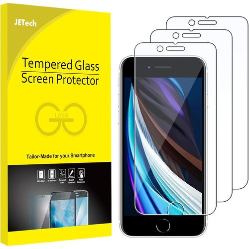 Kalanka-Film De Protection D'écran Pour Iphone Se 3/2 (Modèle 2022/2020) 4,7"" En Verre Trempé, Lot De 3