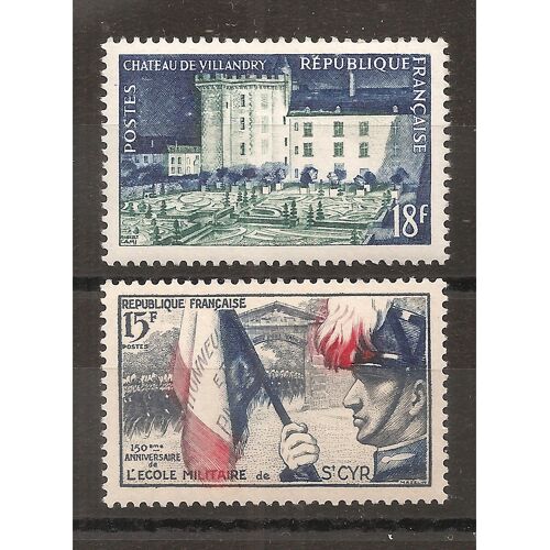 995 - 996 (1954) Villandry / Saint-Cyr N** (Cote 7,6e) (6348)
